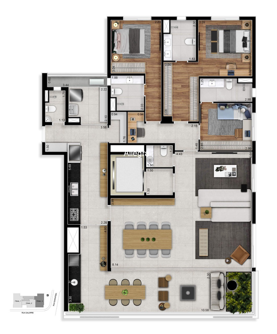 Apartamento, 1 quarto, 45 m² - Foto 28