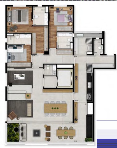 Apartamento, 3 quartos, 140 m² - Foto 24