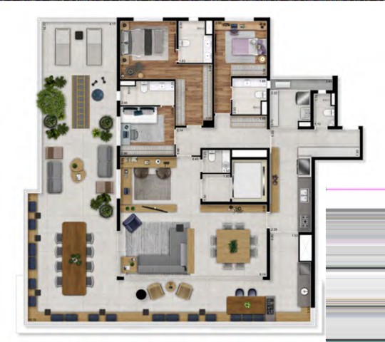 Apartamento, 3 quartos, 140 m² - Foto 30