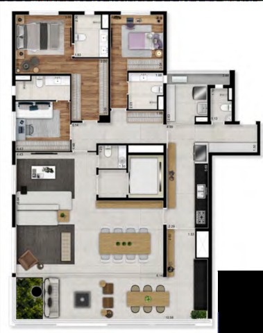 Cobertura, 3 quartos, 315 m² - Foto 24