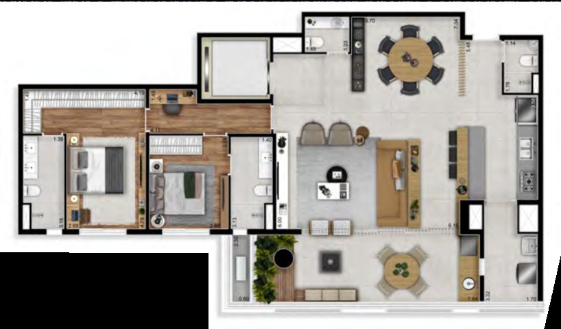 Cobertura, 3 quartos, 315 m² - Foto 29
