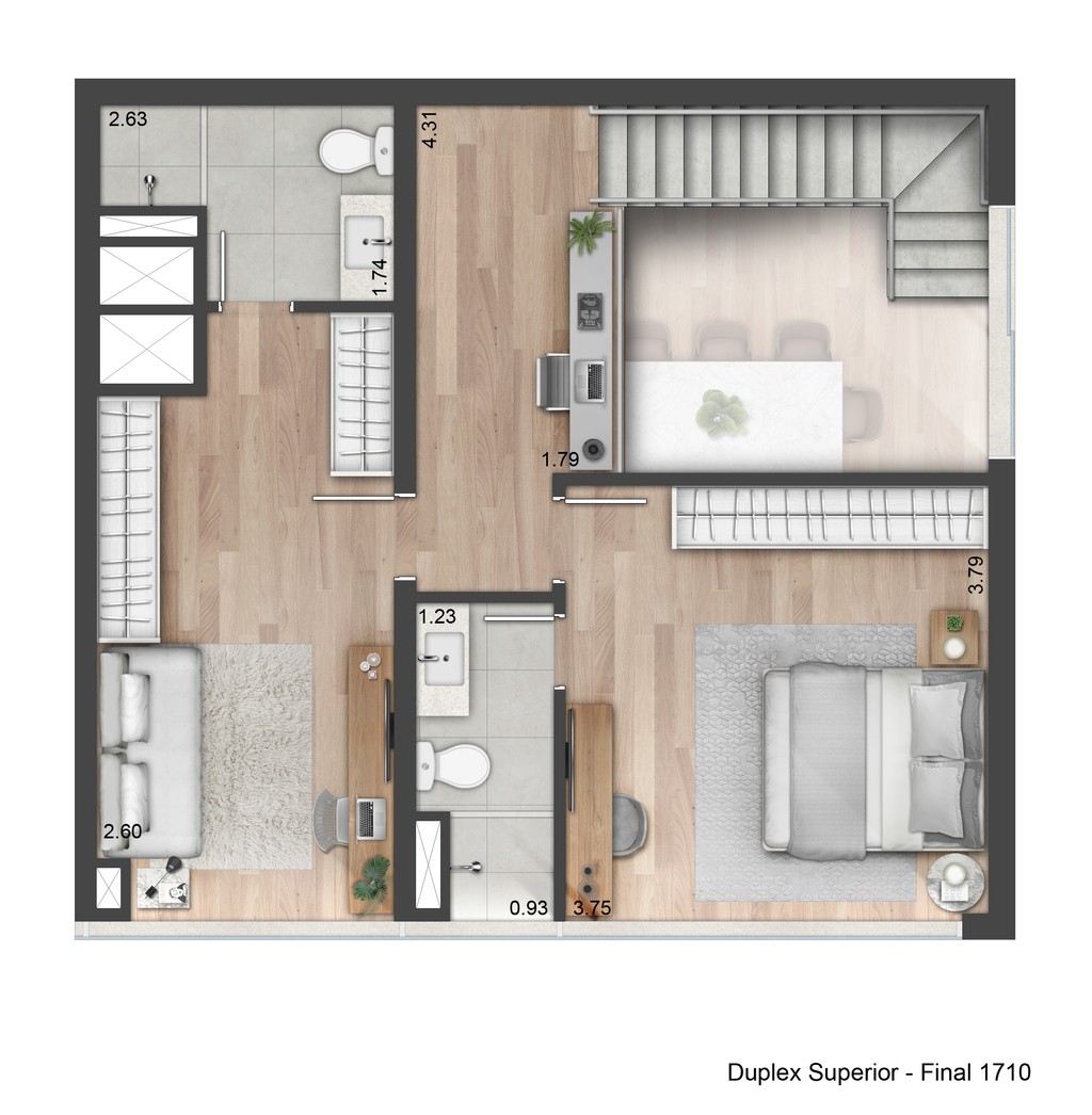 Apartamento à venda com 2 quartos, 111m² - Foto 19