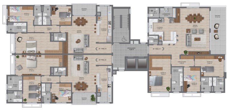 Apartamento à venda com 3 quartos, 131m² - Foto 11