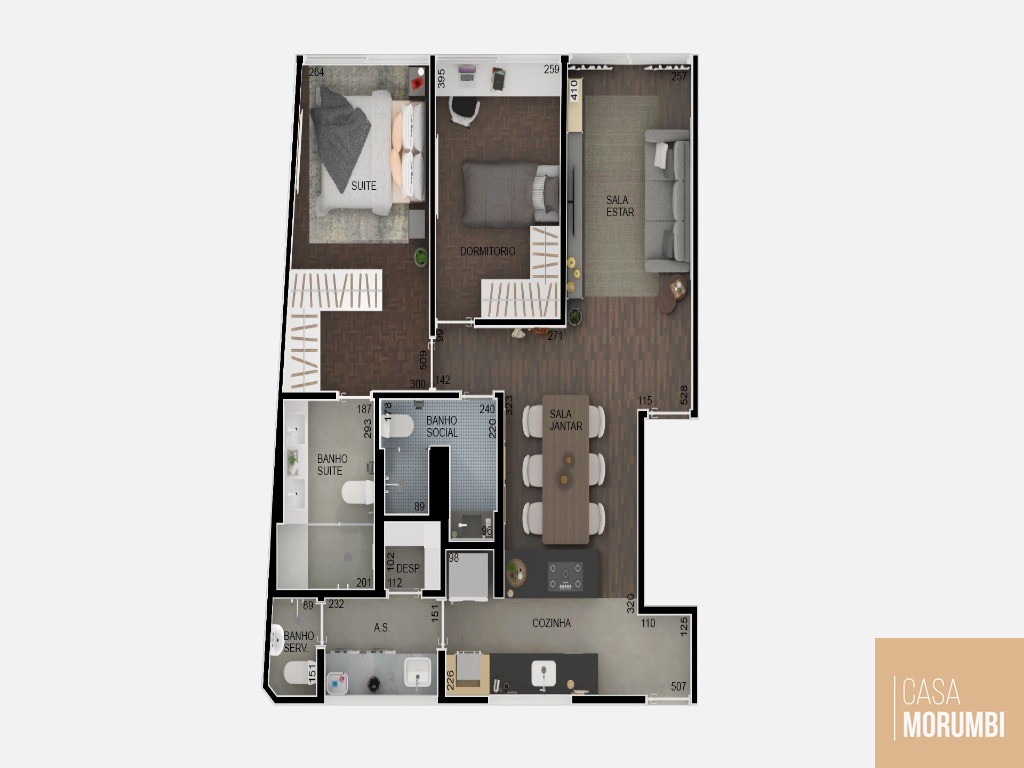 Apartamento à venda com 2 quartos, 86m² - Foto 8