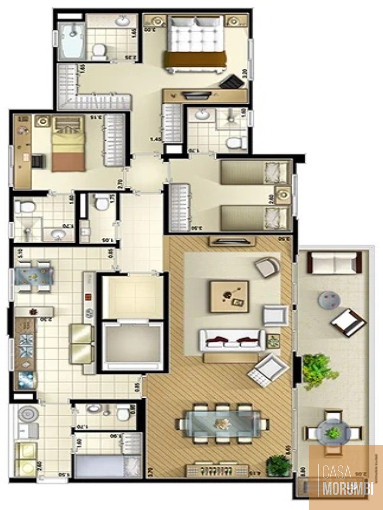 Apartamento à venda com 3 quartos, 142m² - Foto 18