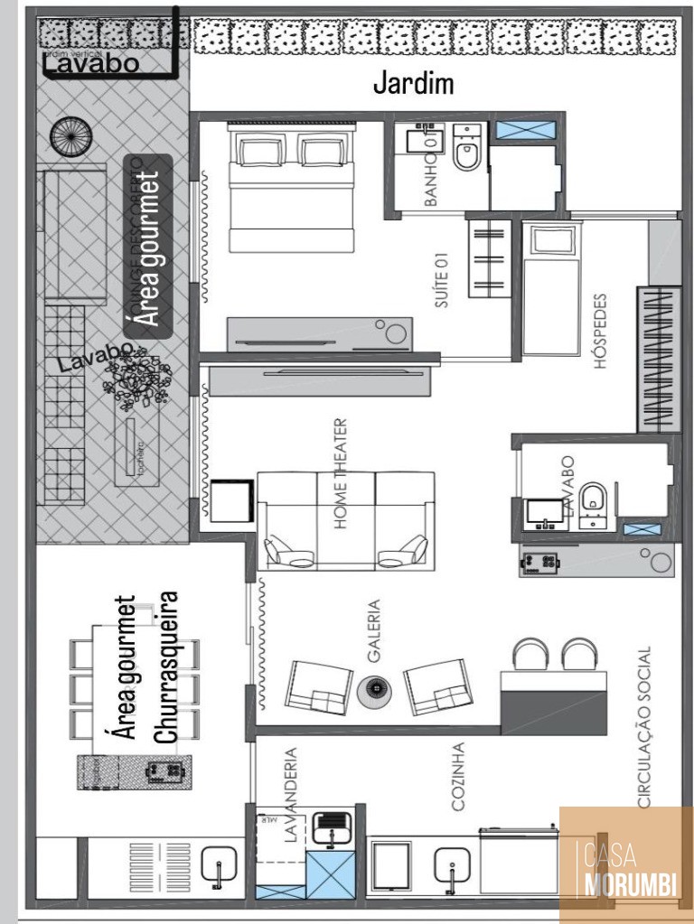 Apartamento à venda com 3 quartos, 120m² - Foto 15