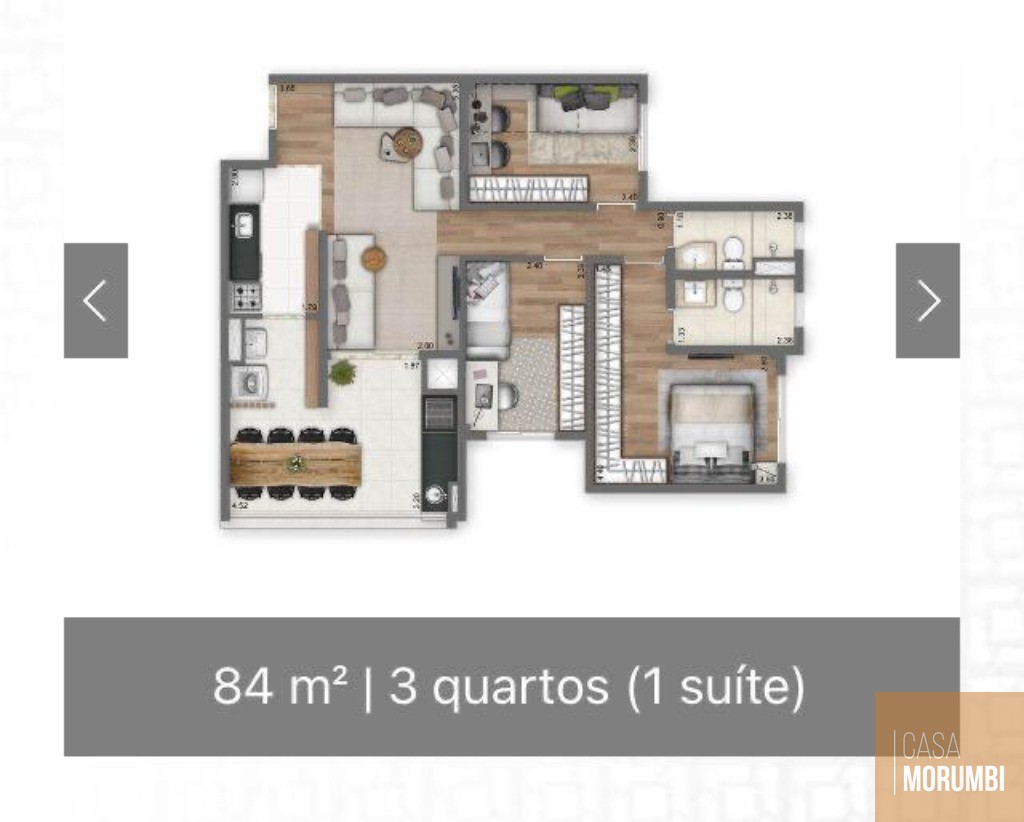 Apartamento à venda com 3 quartos, 84m² - Foto 14