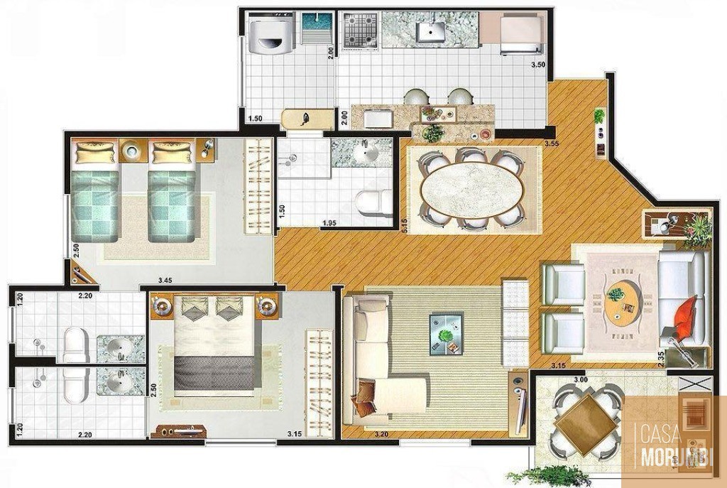 Apartamento à venda com 2 quartos, 72m² - Foto 40