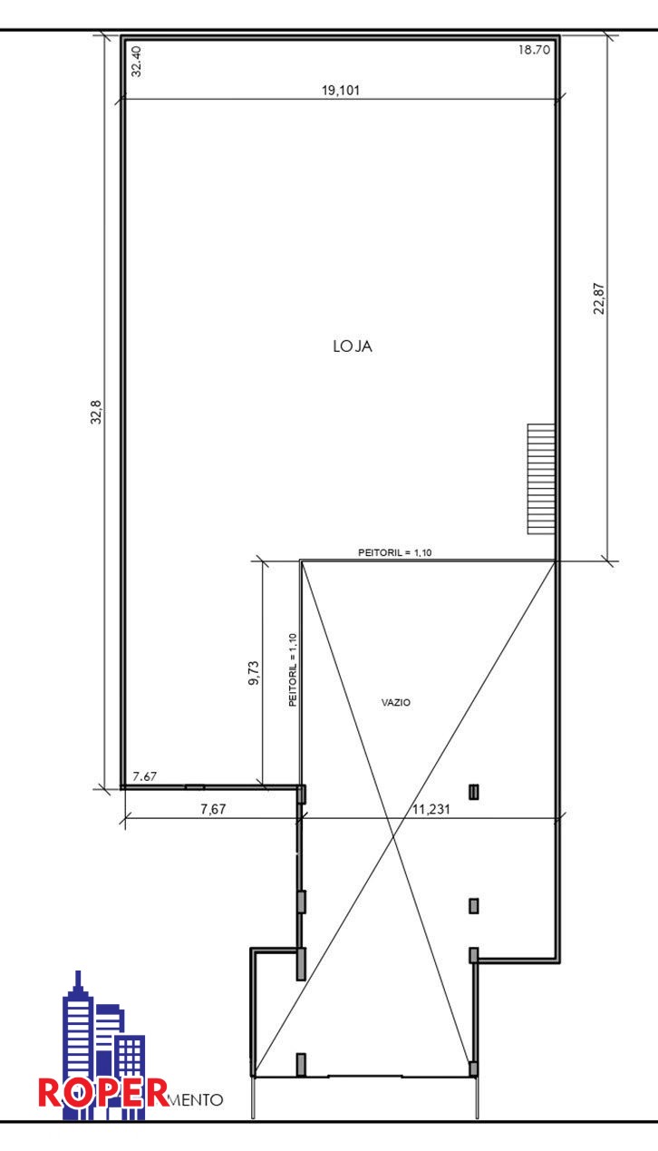 Loja-Salão à venda e aluguel, 1328m² - Foto 5