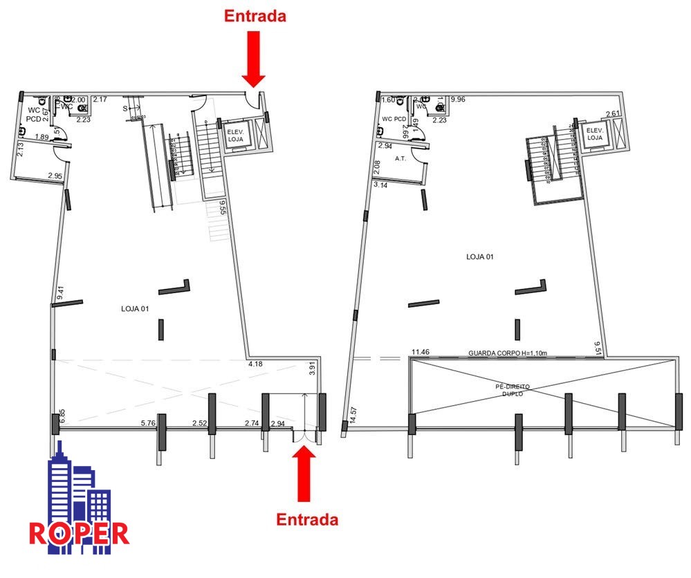 Loja-Salão à venda e aluguel, 78m² - Foto 4