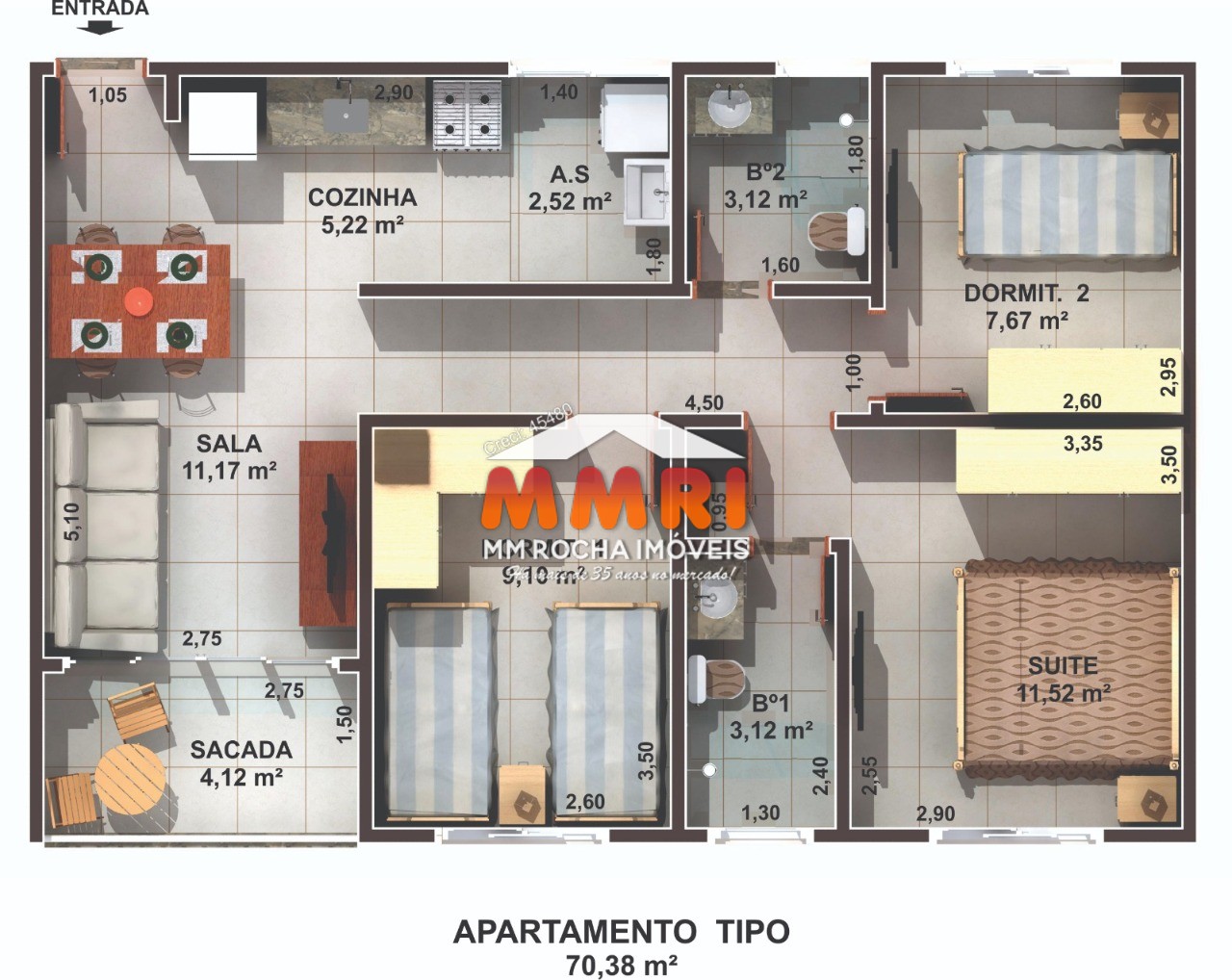 Casa de Condomínio à venda com 3 quartos, 70m² - Foto 1