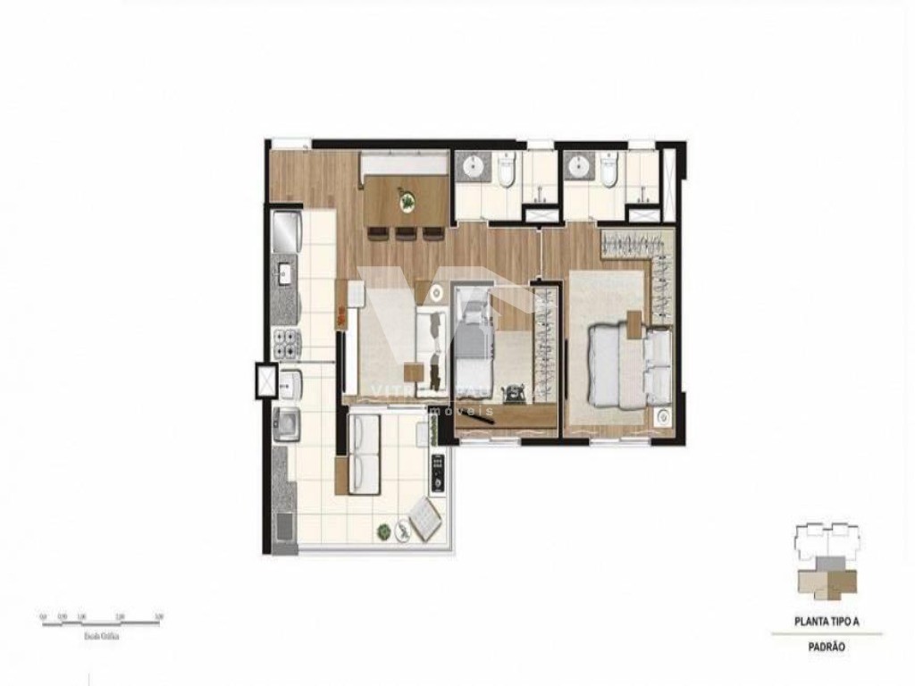 Apartamento à venda com 2 quartos, 60m² - Foto 31