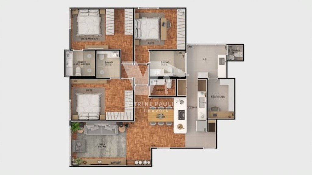 Apartamento, 4 quartos, 129 m² - Foto 4