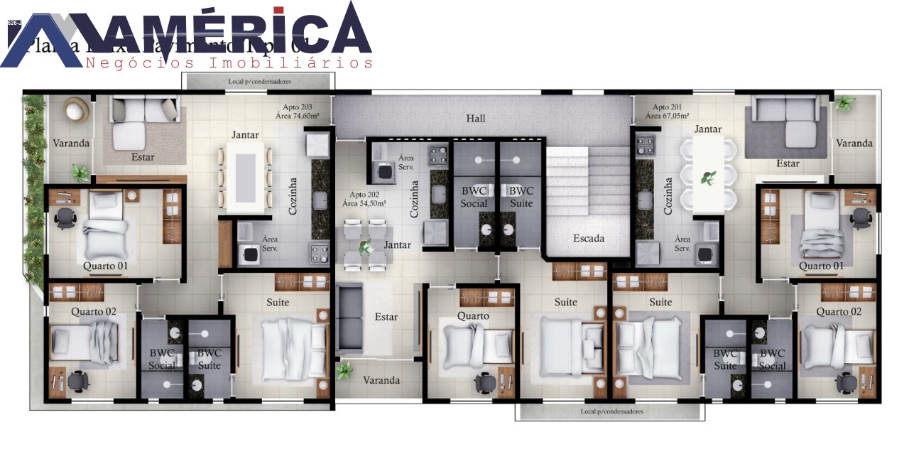 Apartamento à venda com 2 quartos, 66m² - Foto 10