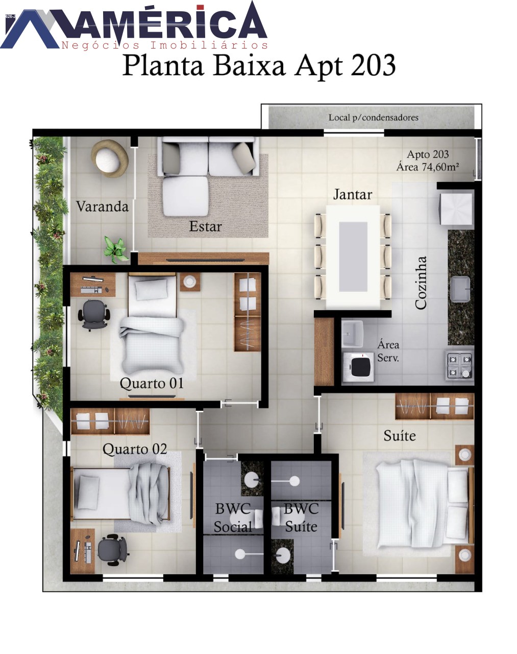 Apartamento à venda com 2 quartos, 66m² - Foto 12