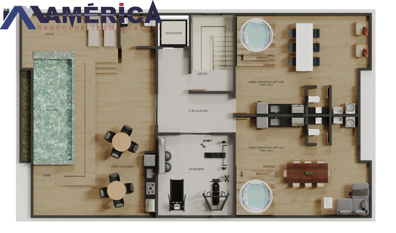 Apartamento à venda com 2 quartos, 45m² - Foto 14