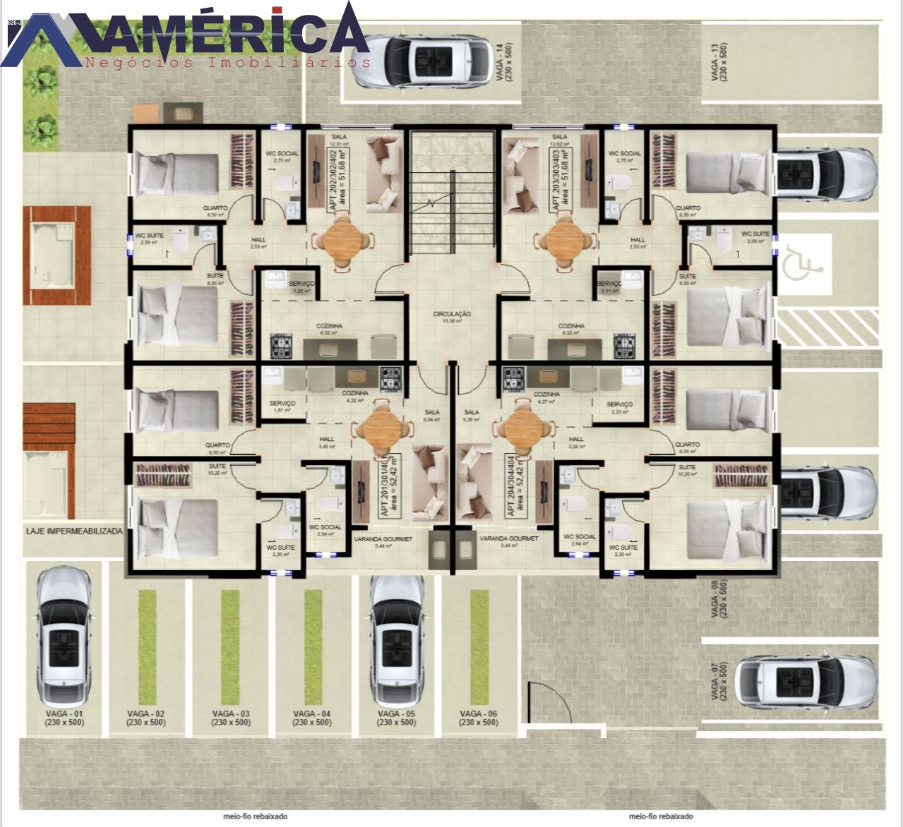 Apartamento à venda com 2 quartos, 51m² - Foto 4