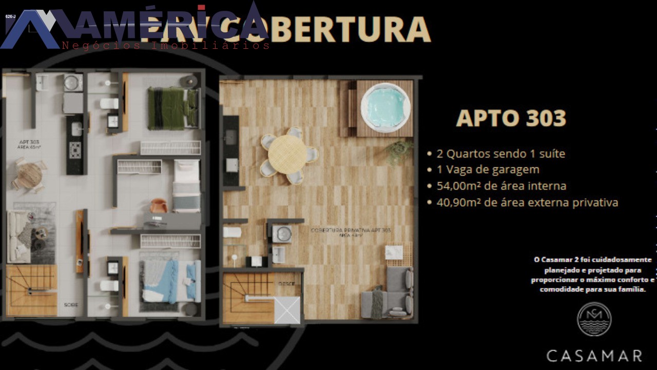 Apartamento à venda com 2 quartos, 54m² - Foto 8