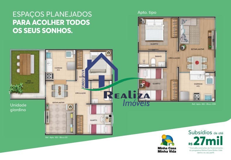 Apartamento à venda com 2 quartos, 41m² - Foto 8