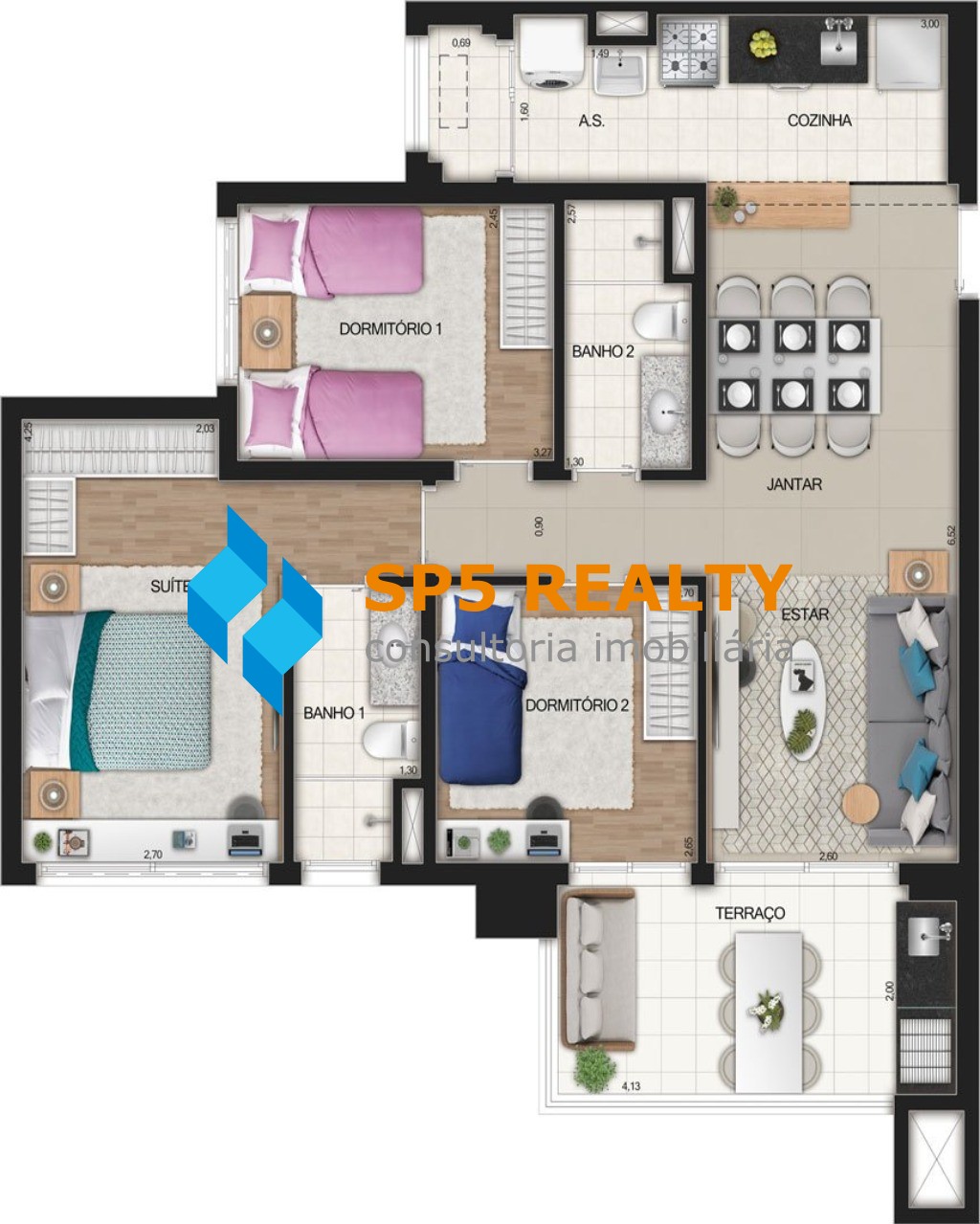 Apartamento à venda com 2 quartos, 67m² - Foto 35