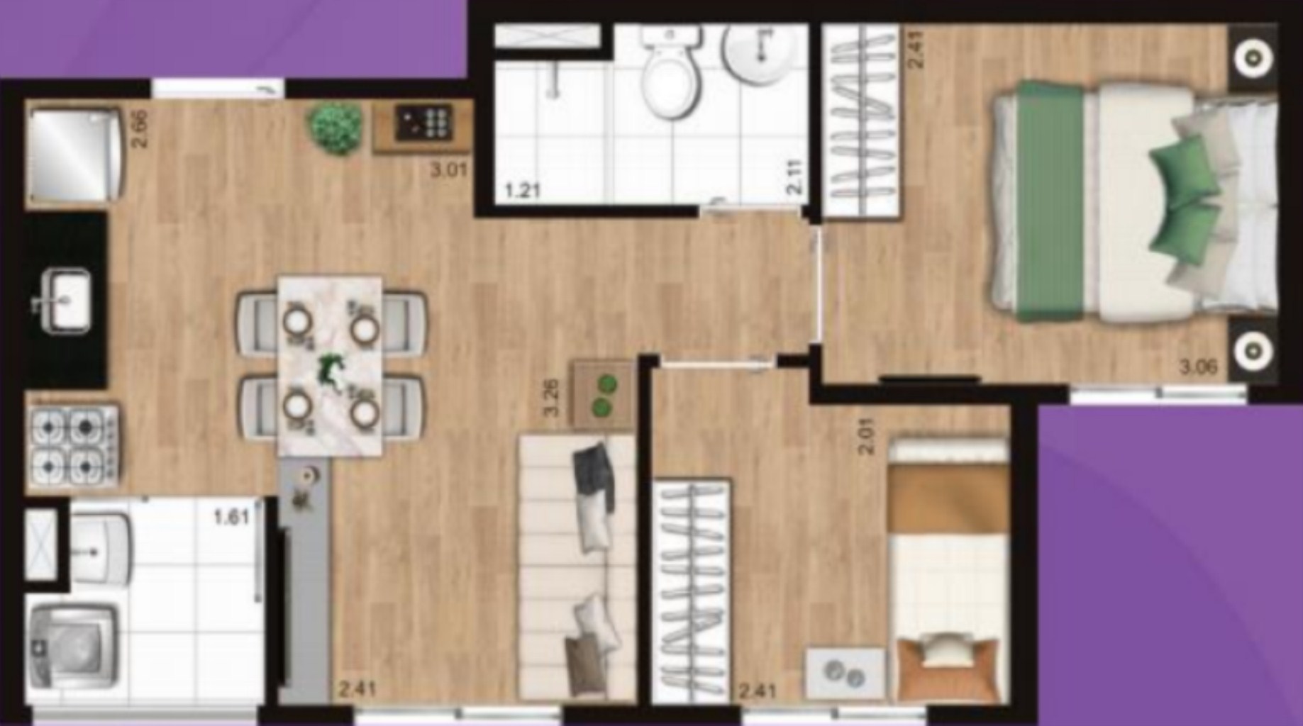 Apartamento à venda com 2 quartos, 42m² - Foto 17