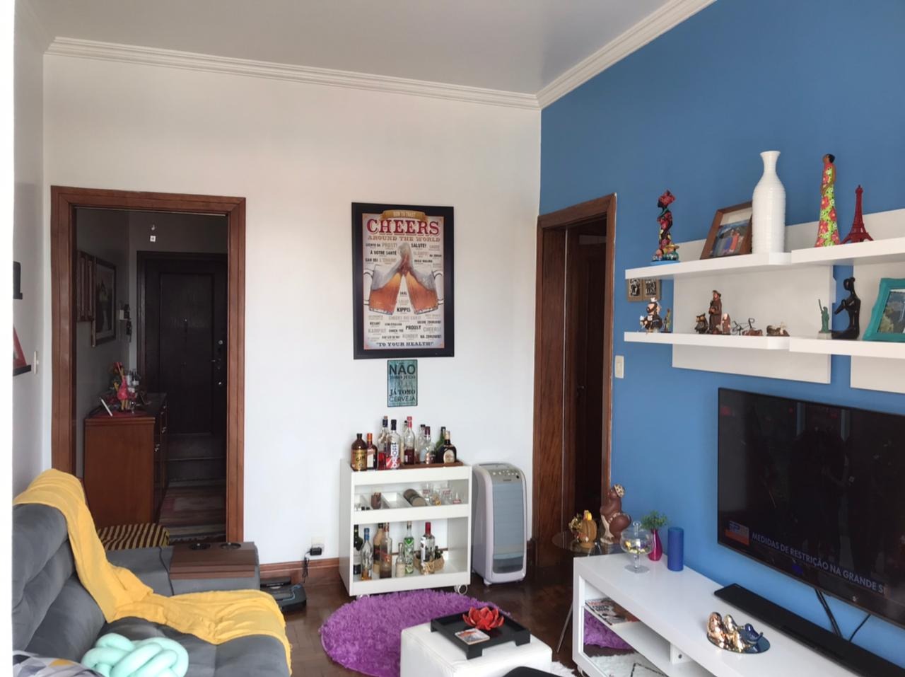 Apartamento à venda com 1 quarto, 53m² - Foto 1