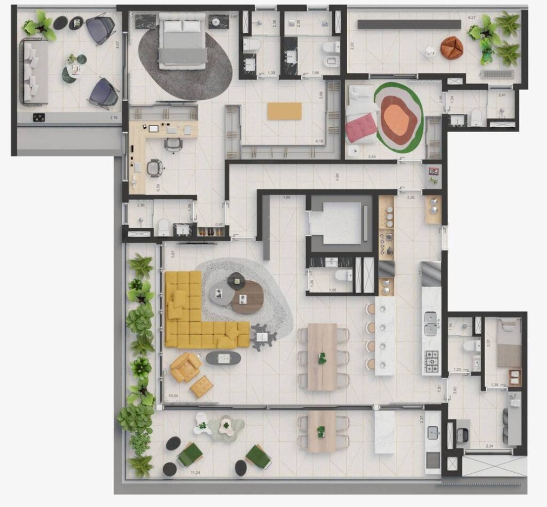 Cobertura à venda com 3 quartos, 370m² - Foto 17