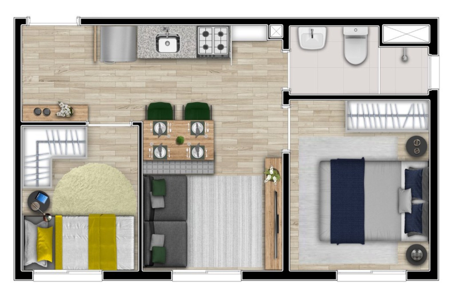 Apartamento à venda com 2 quartos, 32m² - Foto 19