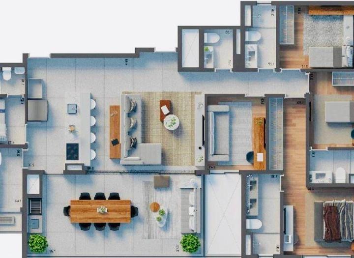 Apartamento à venda com 4 quartos, 147m² - Foto 6