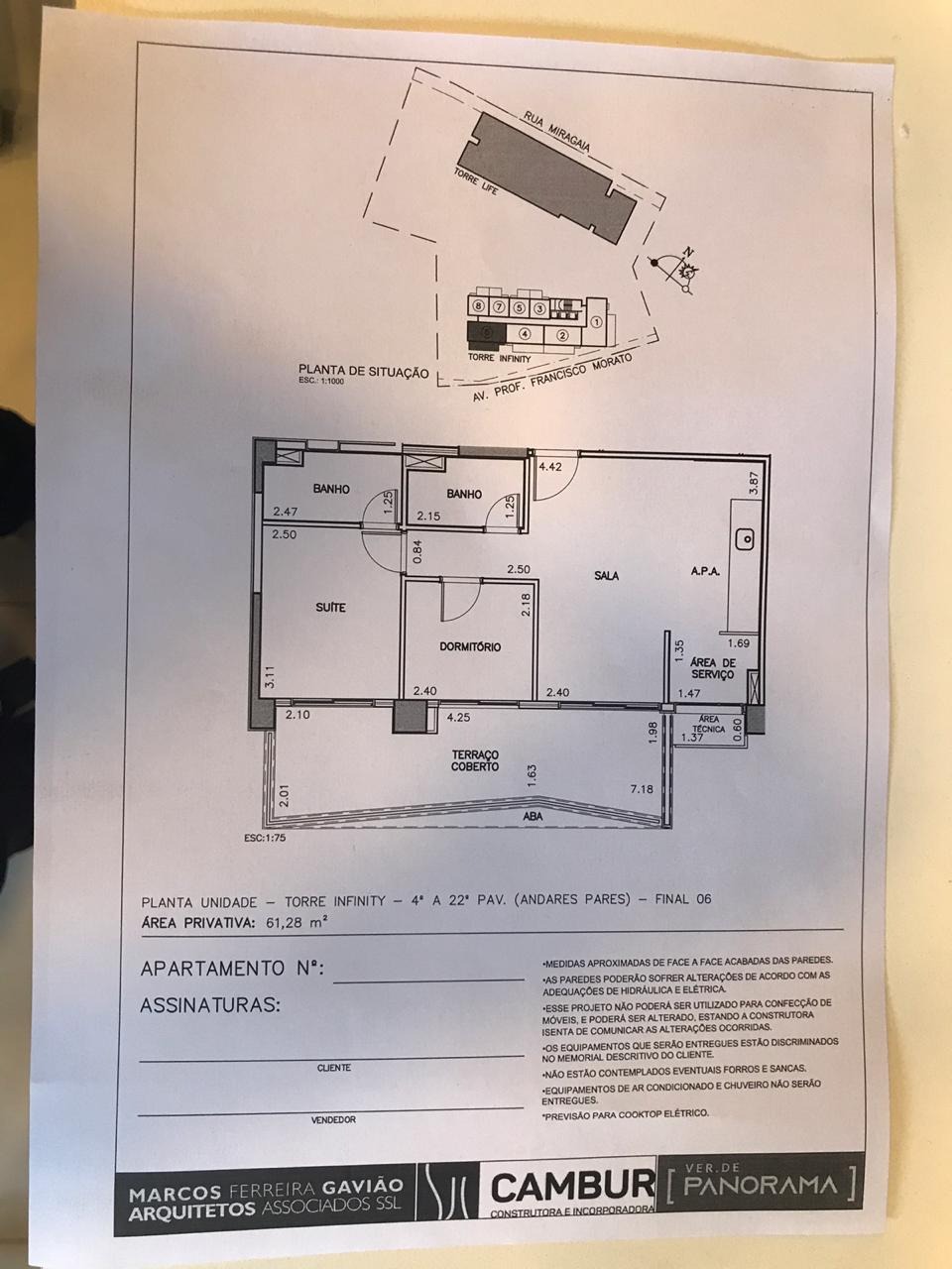 Apartamento à venda com 1 quarto, 61m² - Foto 1