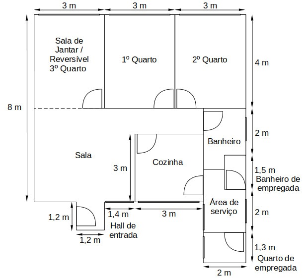 Apartamento à venda com 2 quartos, 98m² - Foto 3