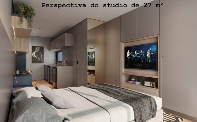 Apartamento à venda com 1 quarto, 27m² - Foto 12