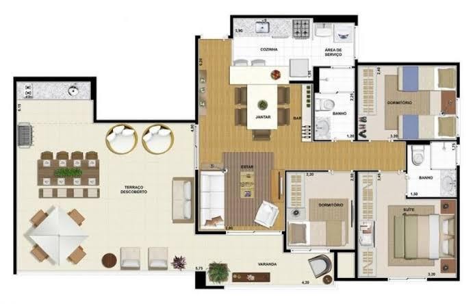 Apartamento à venda com 3 quartos, 104m² - Foto 15