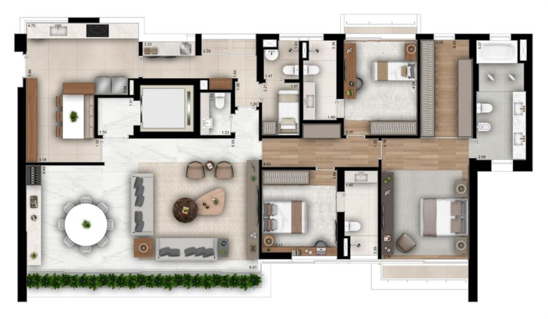 Cobertura à venda com 3 quartos, 418m² - Foto 23