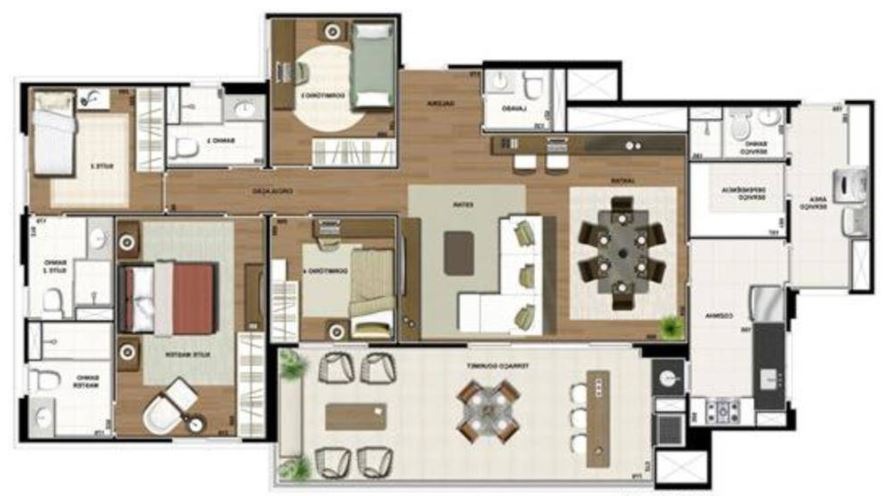 Apartamento à venda com 4 quartos, 137m² - Foto 16