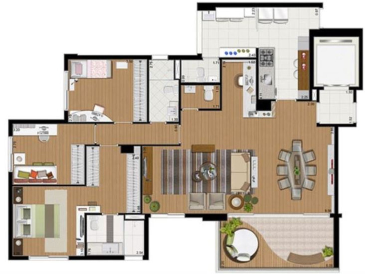 Apartamento à venda com 3 quartos, 132m² - Foto 11