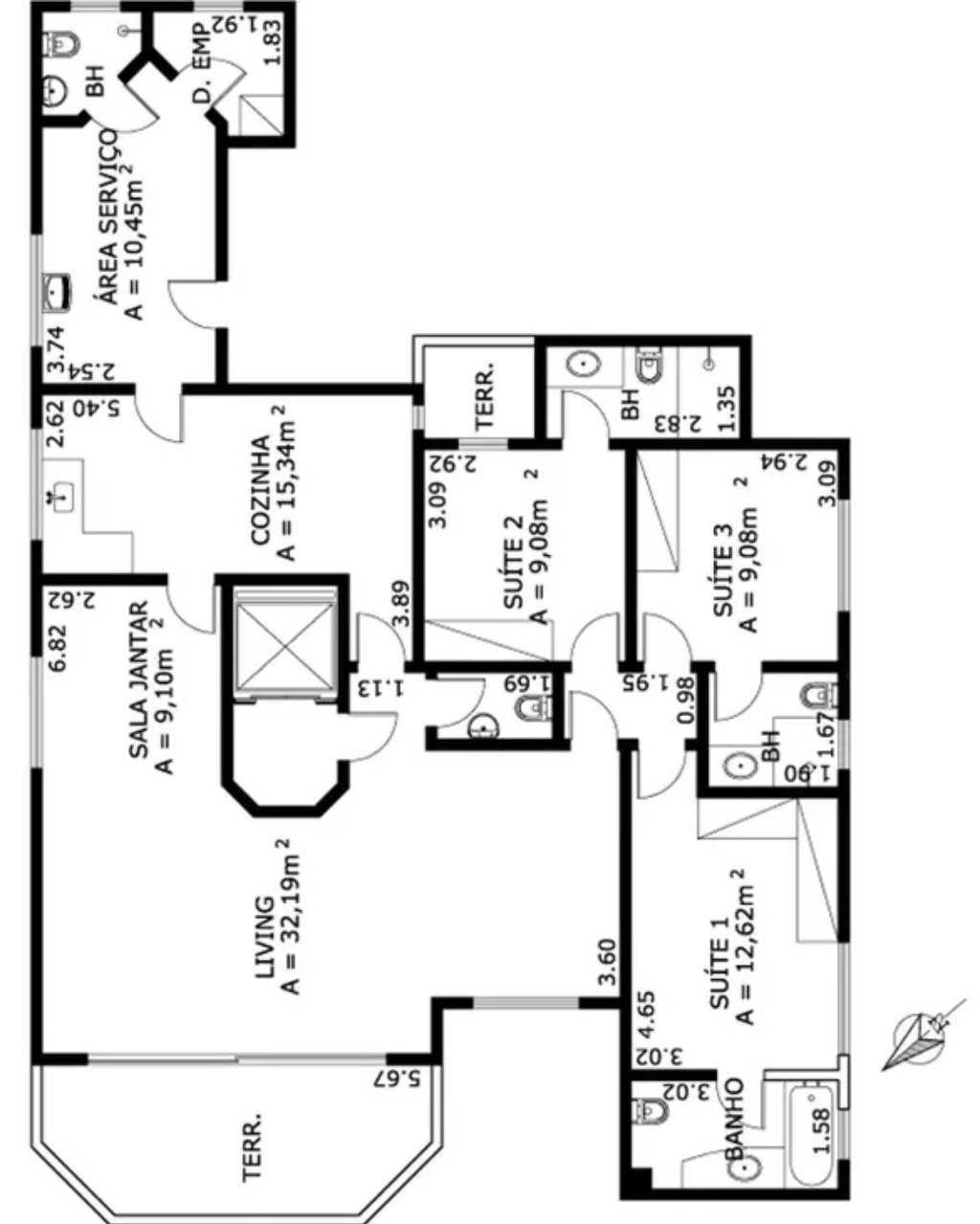 Apartamento à venda com 4 quartos, 144m² - Foto 21