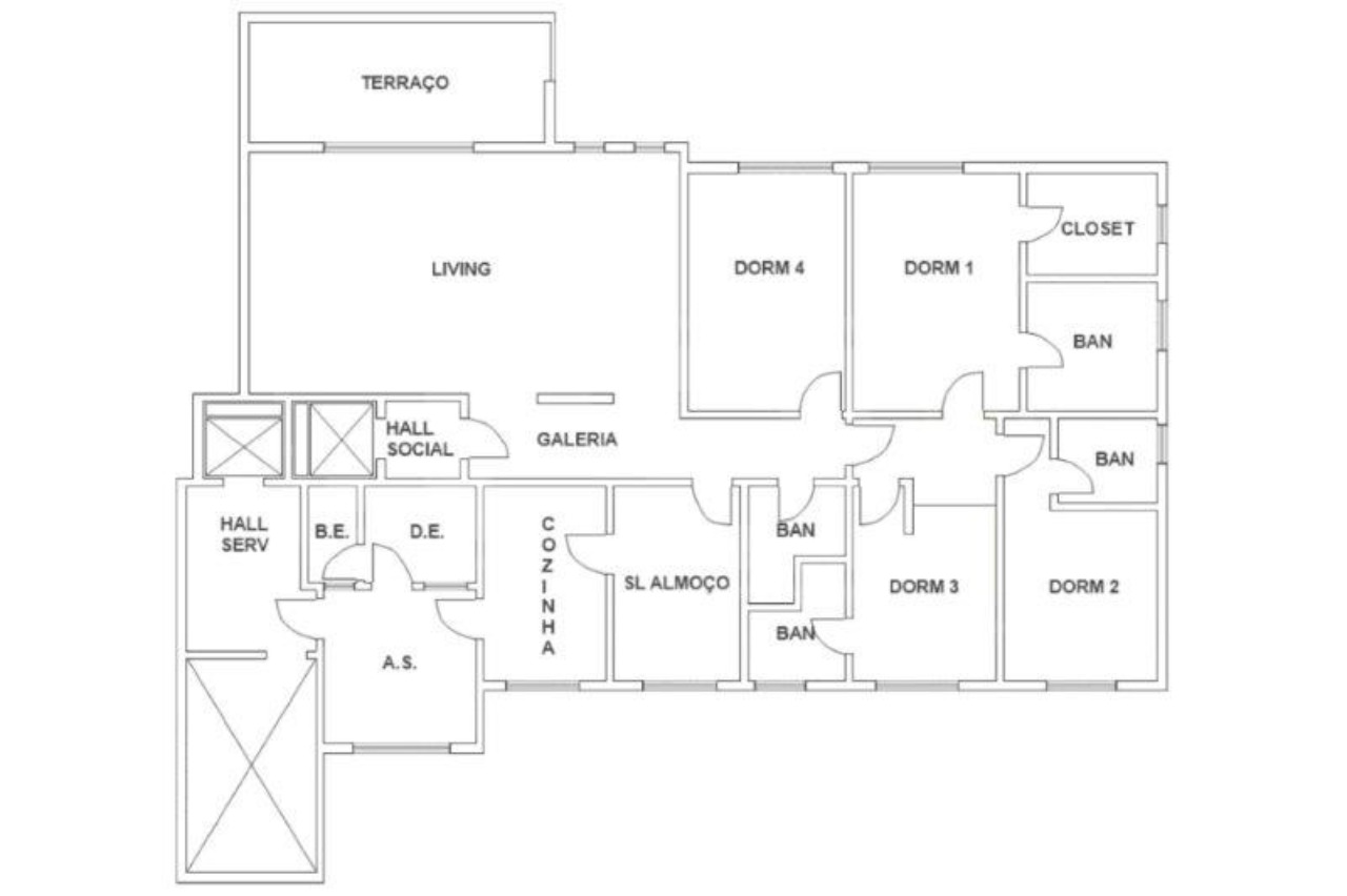 Apartamento à venda com 4 quartos, 220m² - Foto 3