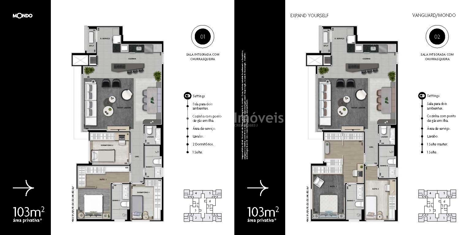 Apartamento à venda com 3 quartos, 103m² - Foto 28