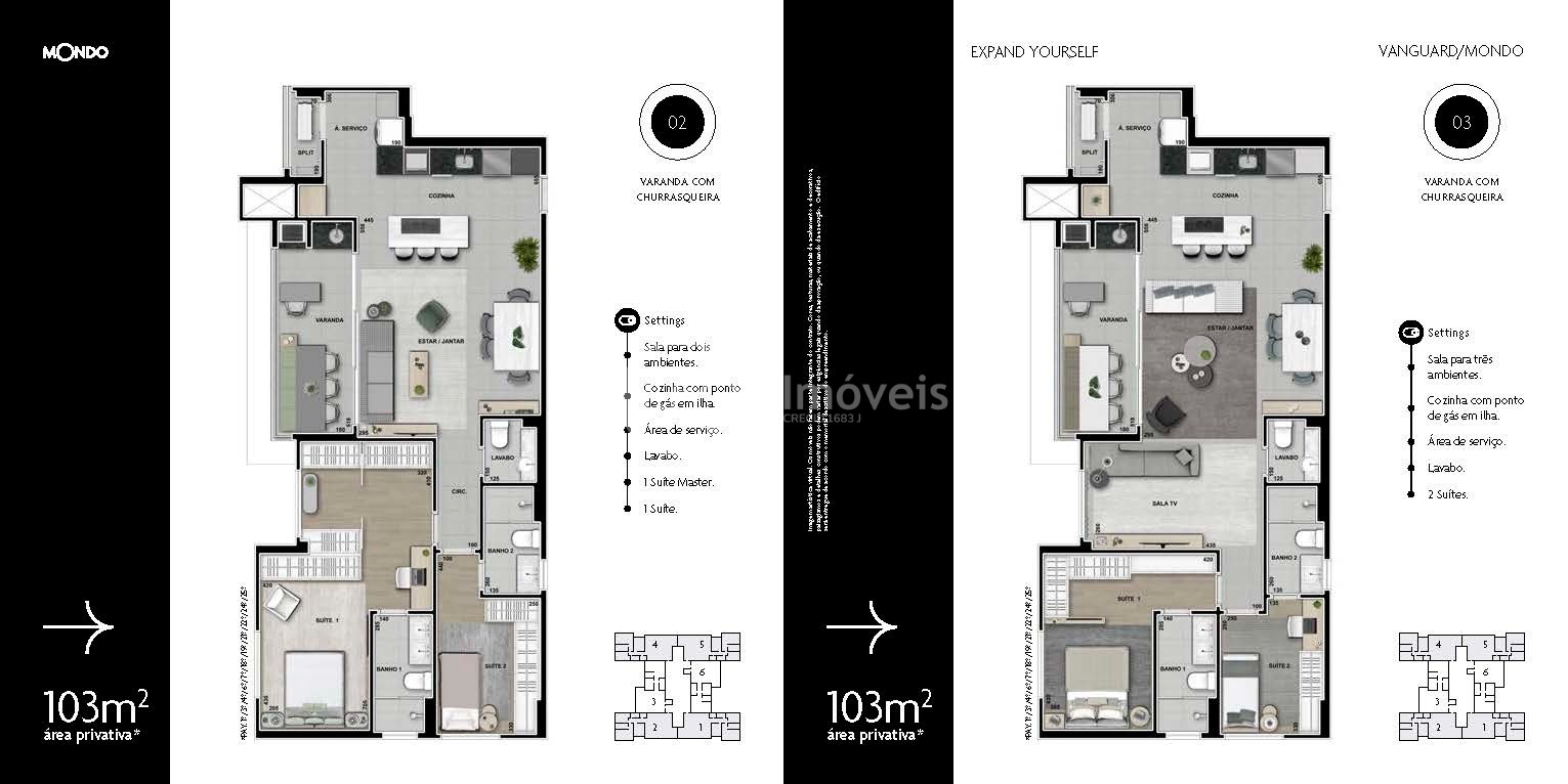 Apartamento à venda com 3 quartos, 103m² - Foto 30