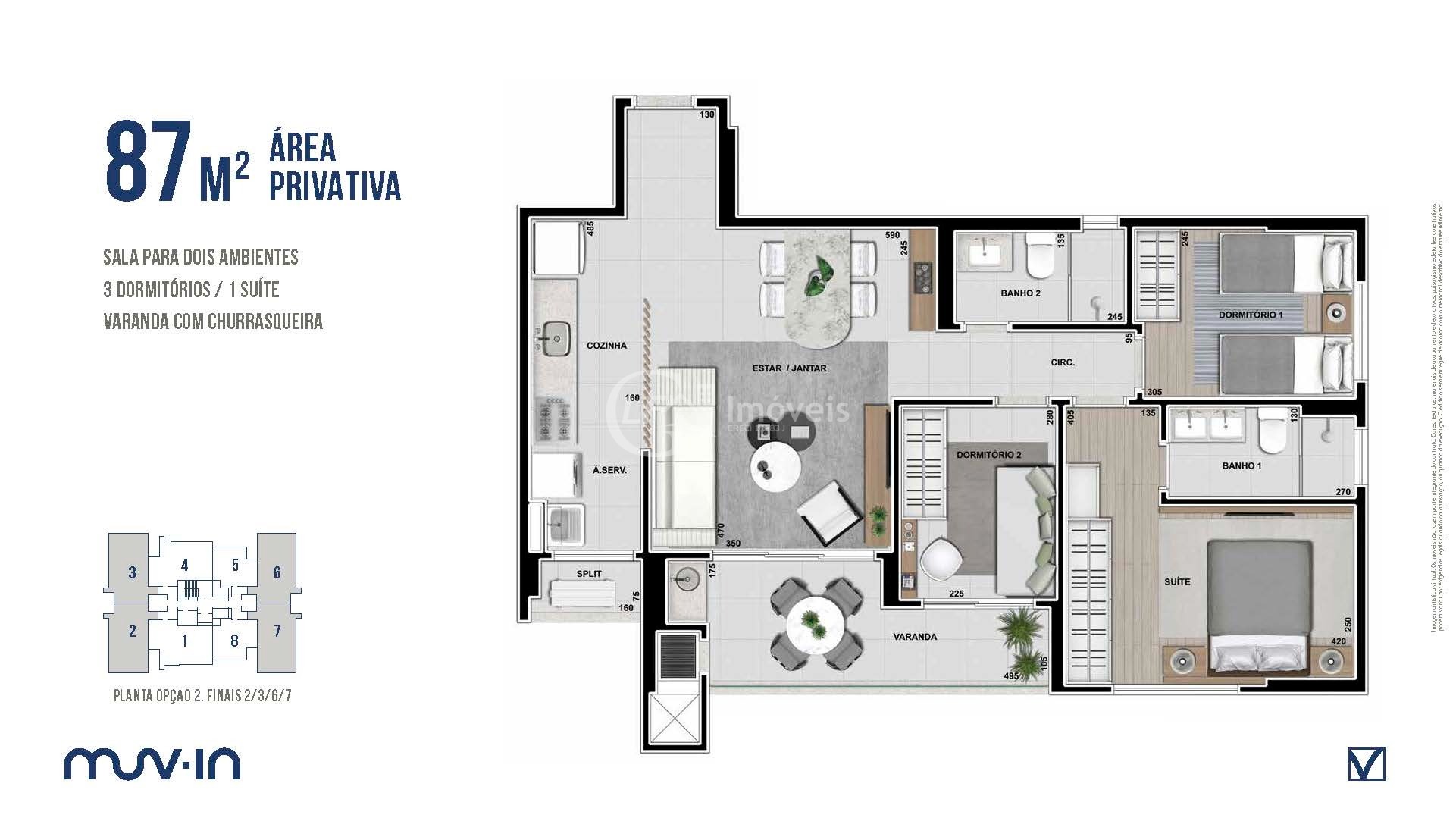 Apartamento à venda com 3 quartos, 87m² - Foto 50