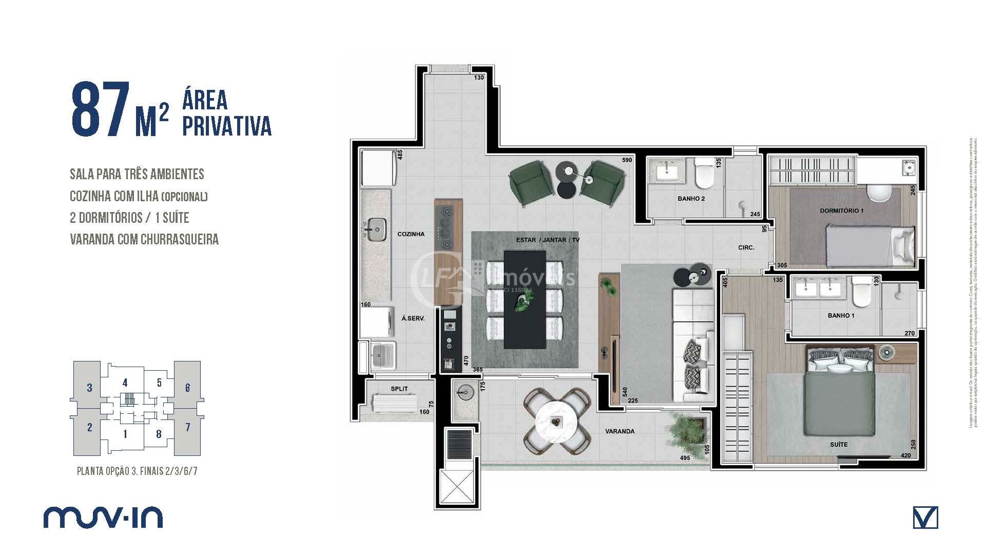 Apartamento à venda com 3 quartos, 87m² - Foto 51