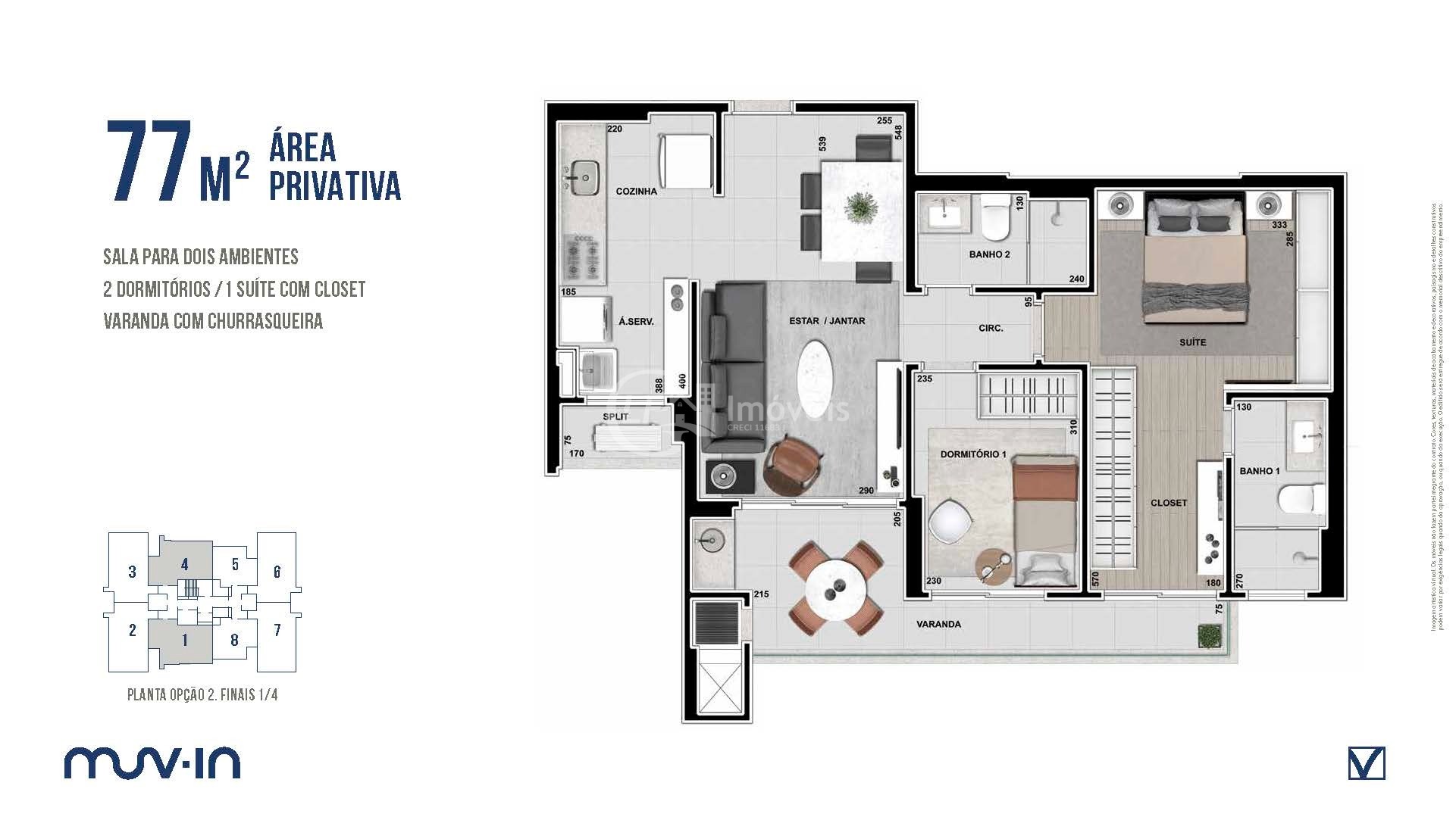 Apartamento à venda com 3 quartos, 87m² - Foto 53