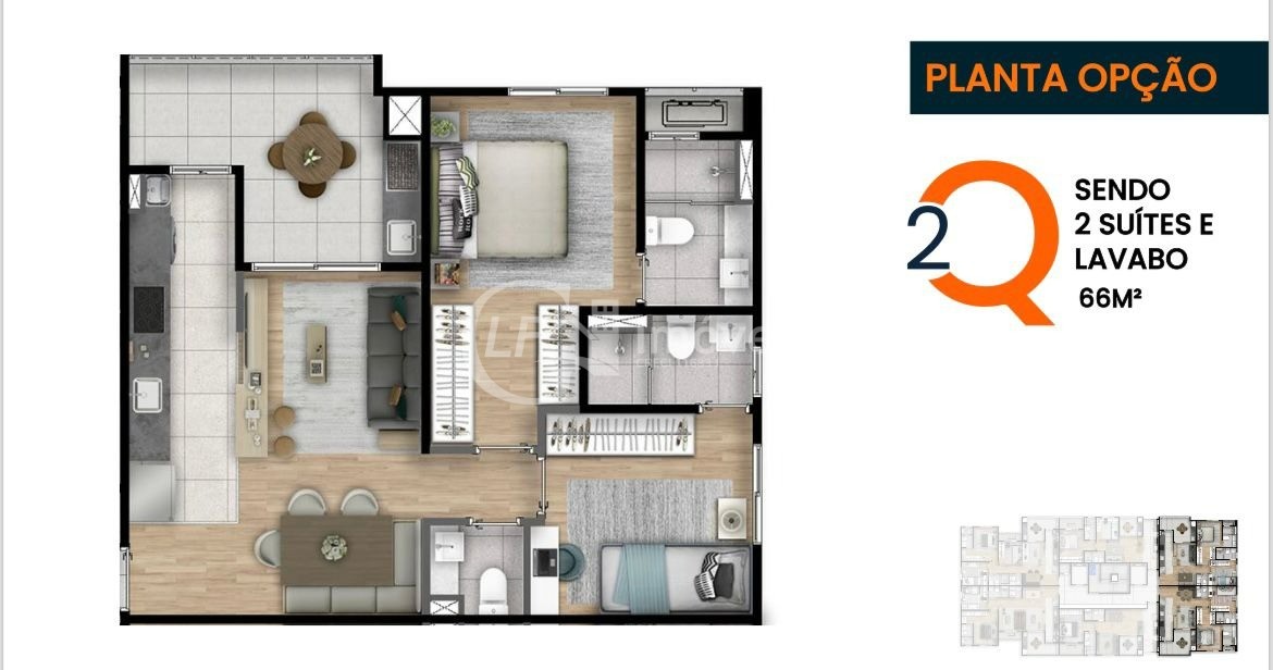 Apartamento à venda com 2 quartos, 77m² - Foto 29