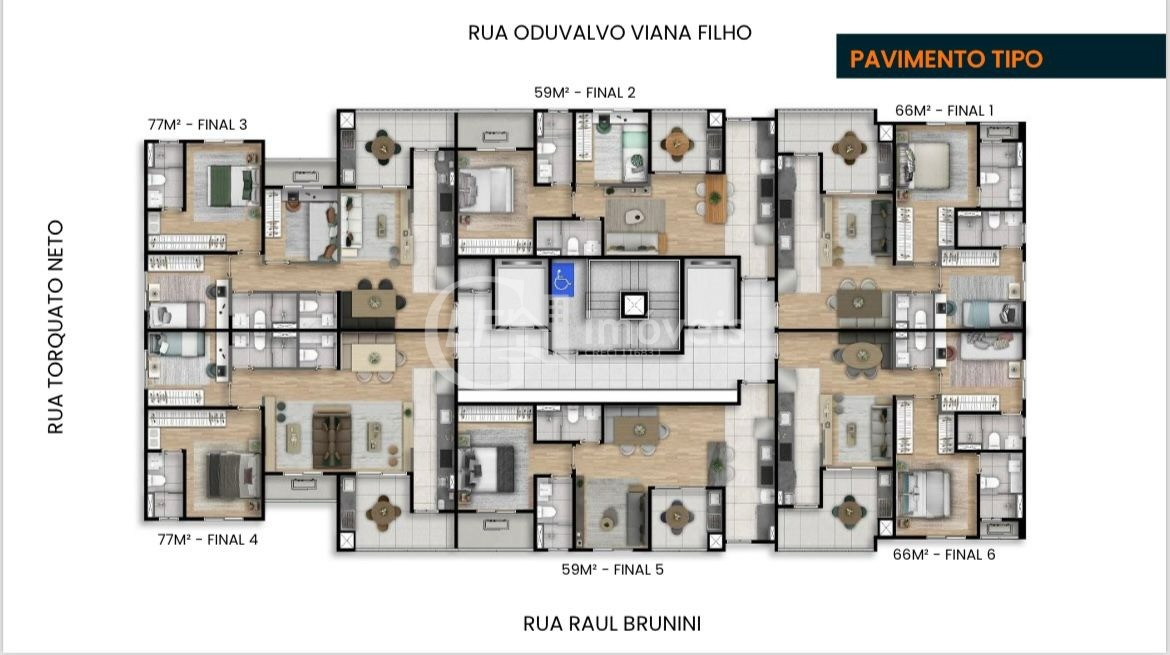 Apartamento à venda com 2 quartos, 77m² - Foto 25