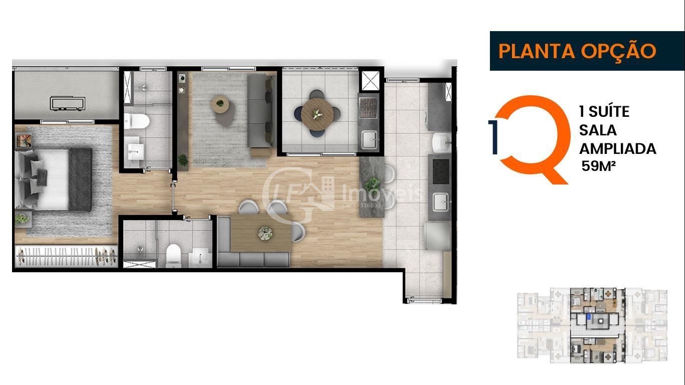 Apartamento à venda com 2 quartos, 66m² - Foto 22