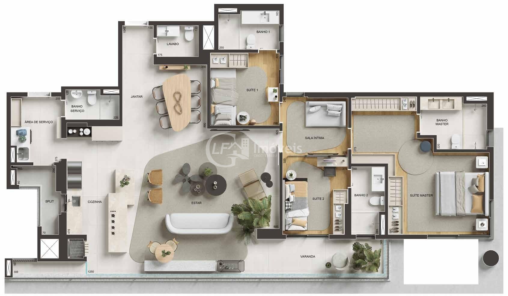 Apartamento à venda com 3 quartos, 173m² - Foto 20