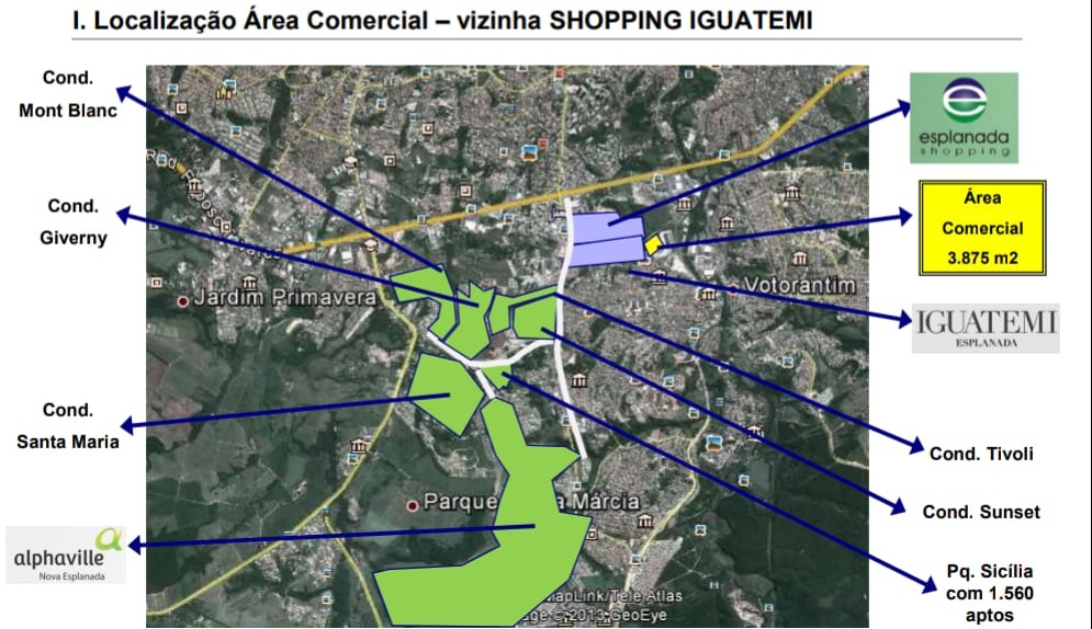 Excelente Área Comercial Próximo ao Shopping Iguatemi com 3,875m².