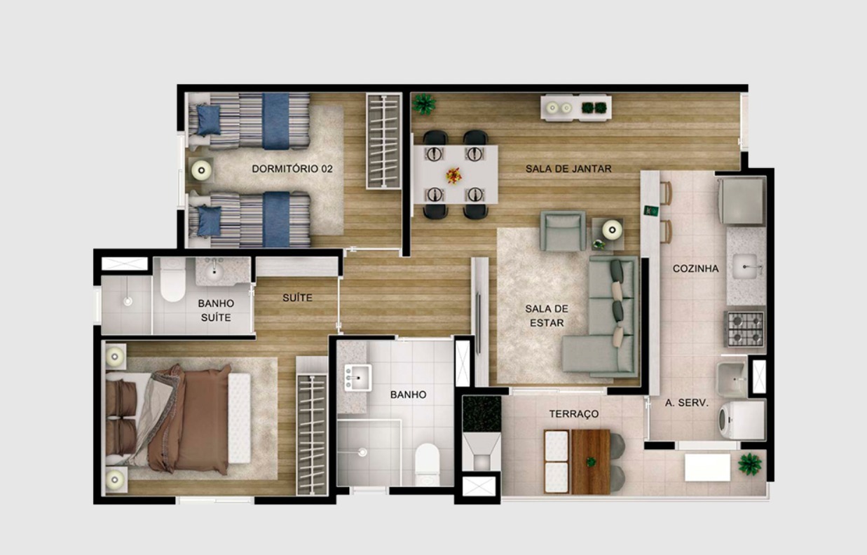 Apartamento à venda com 2 quartos, 63m² - Foto 23