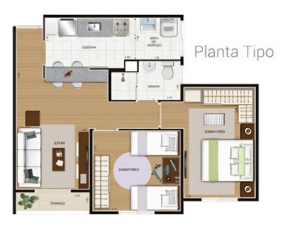 Apartamento à venda com 2 quartos, 52m² - Foto 17